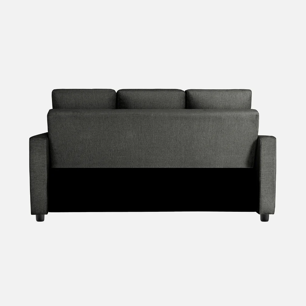 Ease Graphite Grey Fabric Sofa cum Bed - Image 16