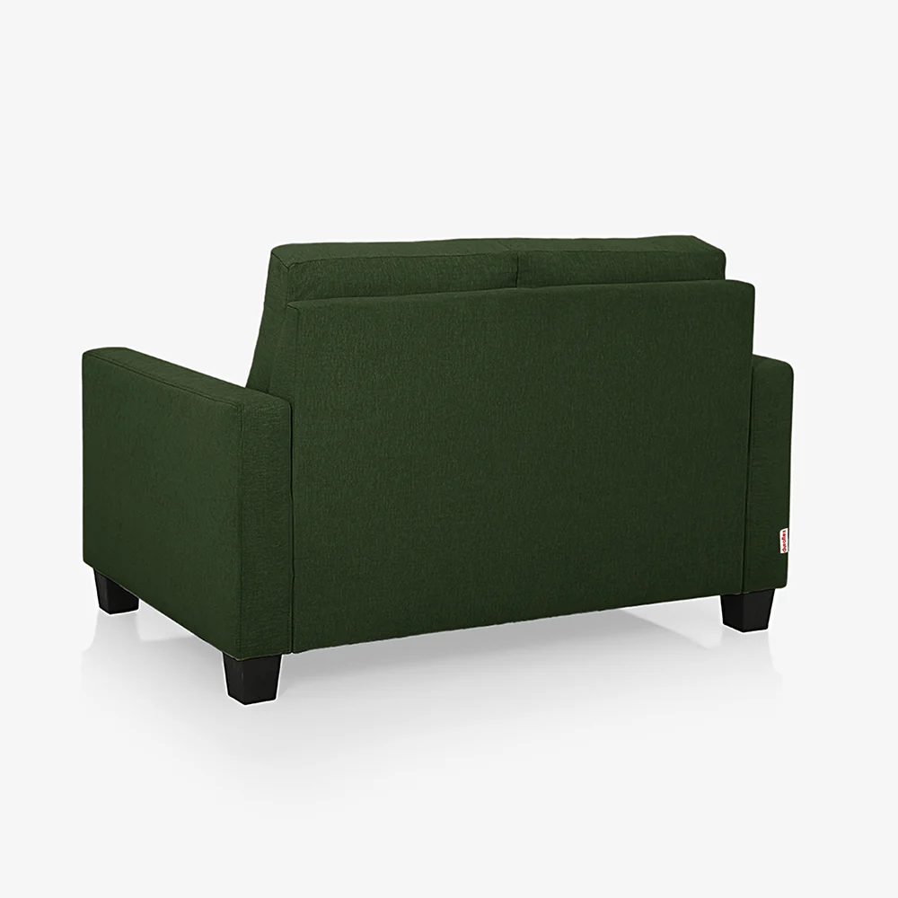 Ease Green Fabric 2 Seater Sofa - Image 9