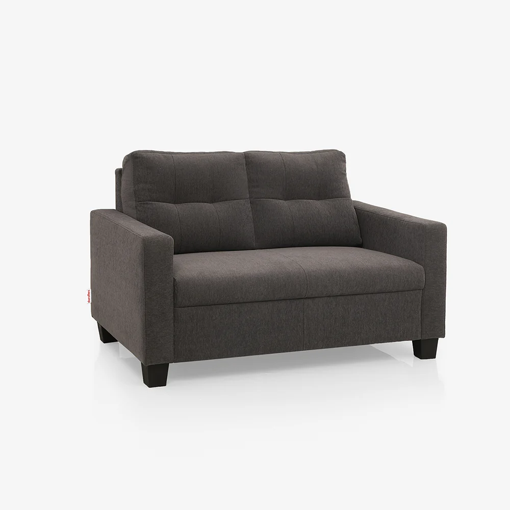 Ease Grey Fabric 2 Seater Sofa - Image 3