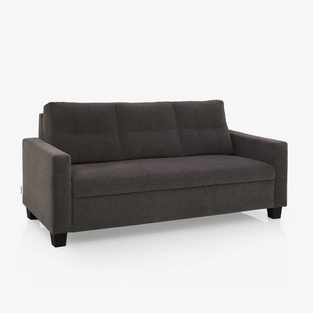 Ease Grey Fabric 3 Seater Sofa - Image 3