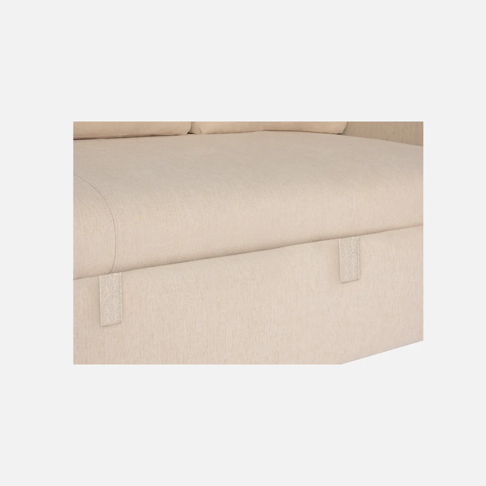 Ease Iconic Beige Fabric Sofa cum Bed - Image 17