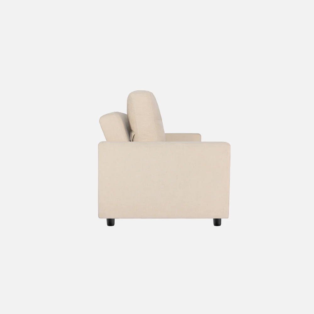 Ease Iconic Beige Fabric Sofa cum Bed - Image 8