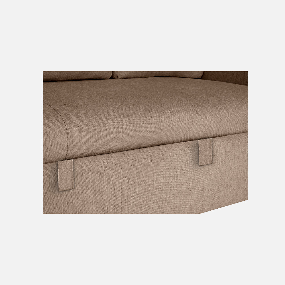Ease Plaster Brown Fabric Sofa cum Bed - Image 17