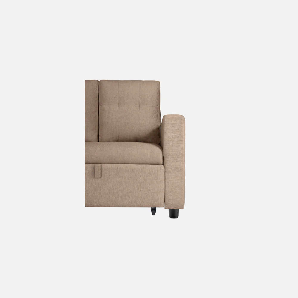 Ease Plaster Brown Fabric Sofa cum Bed - Image 18