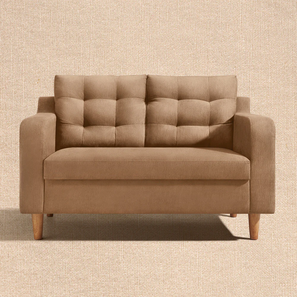 Ease Plus Beige Fabric 2 seater sofa - Image 2