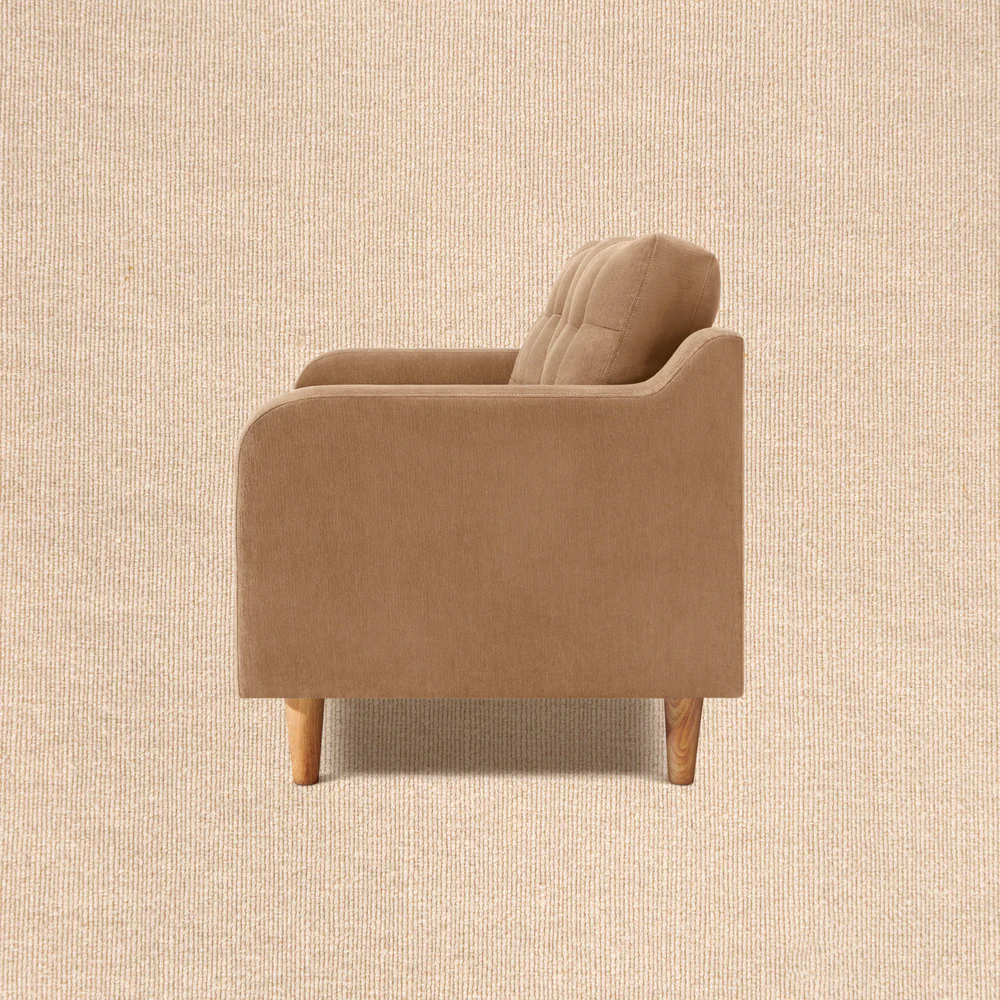 Ease Plus Beige Fabric 2 seater sofa - Image 6