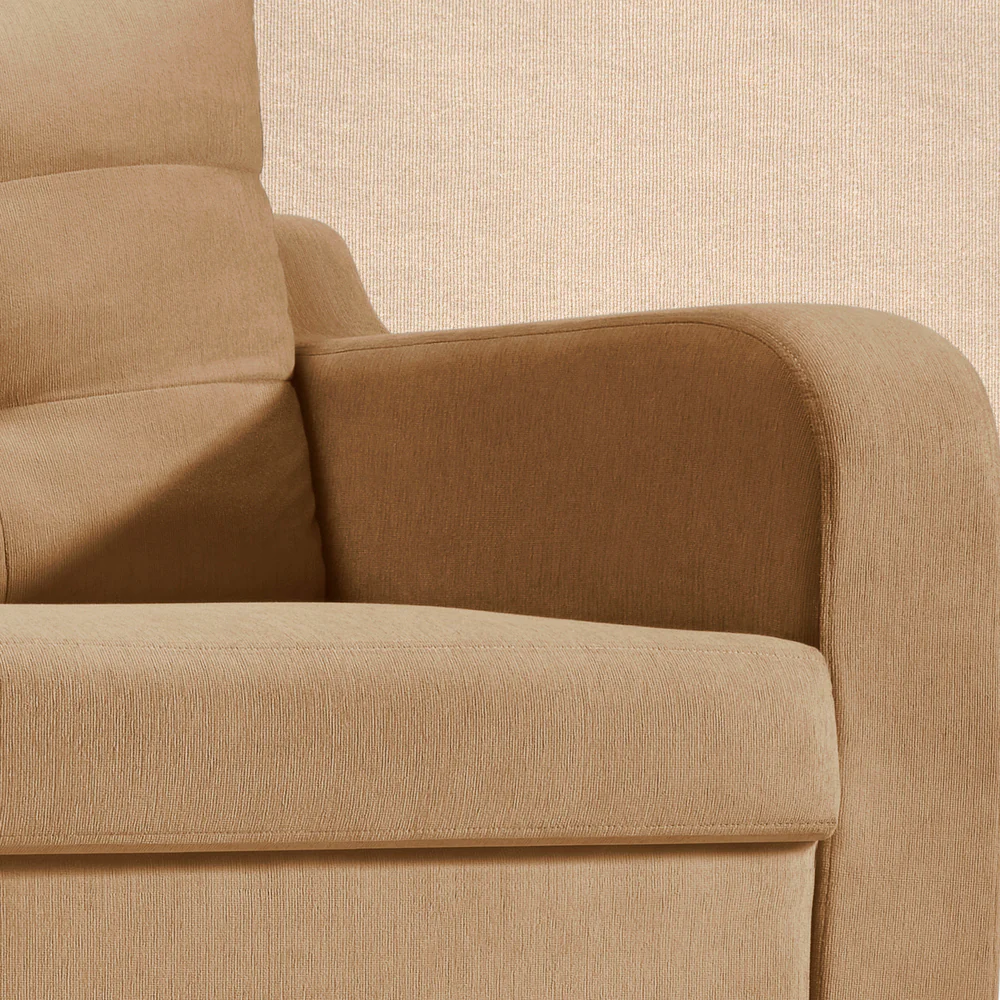 Ease Plus Beige Fabric 3 seater sofa - Image 8