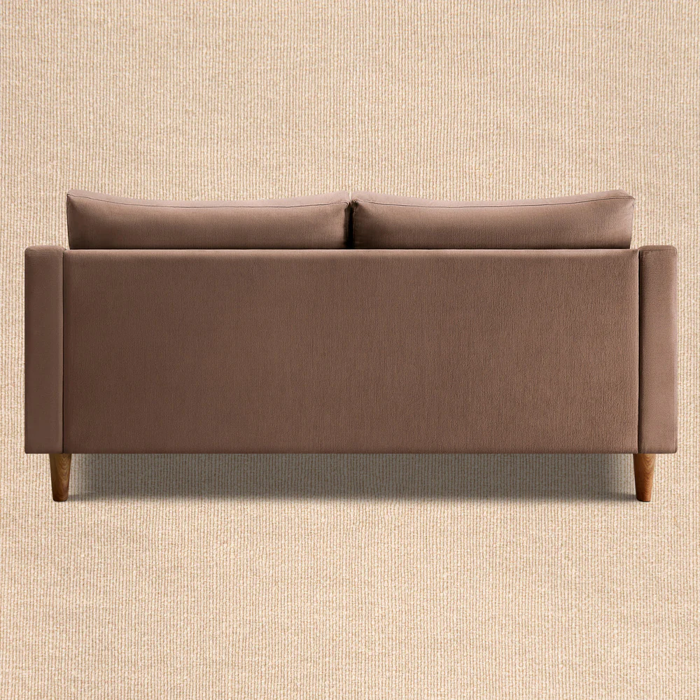 Ease Plus Brown Fabric 3 seater sofa - Image 7