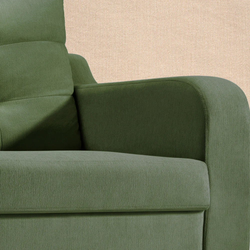 Ease Plus Green Fabric 1 seater sofa - Image 8