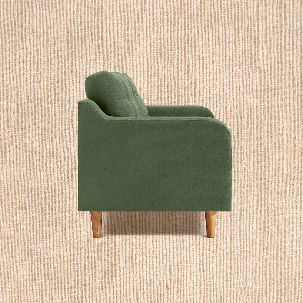 Ease Plus Green Fabric 2 seater sofa - Image 3
