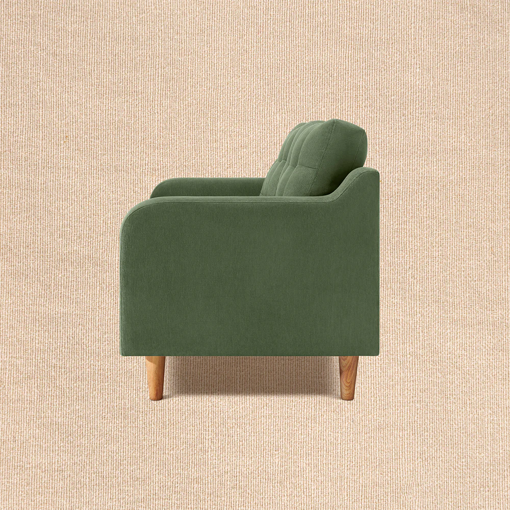 Ease Plus Green Fabric 2 seater sofa - Image 5