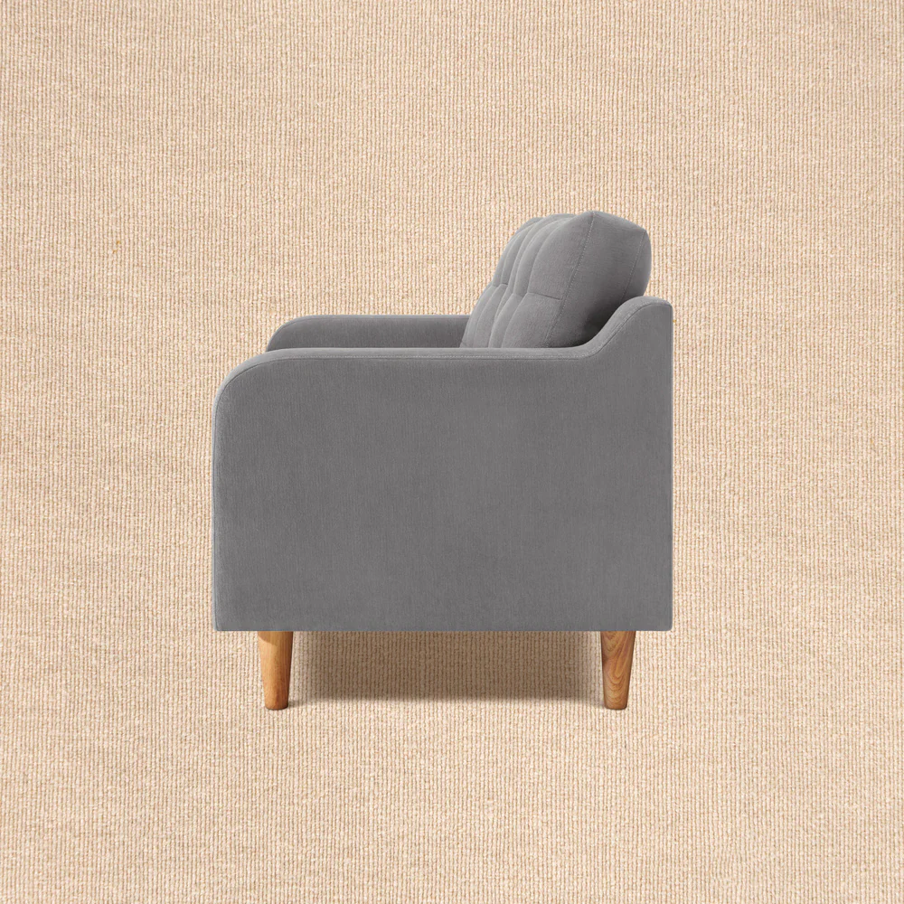 Ease Plus Grey Fabric 2 seater sofa - Image 6