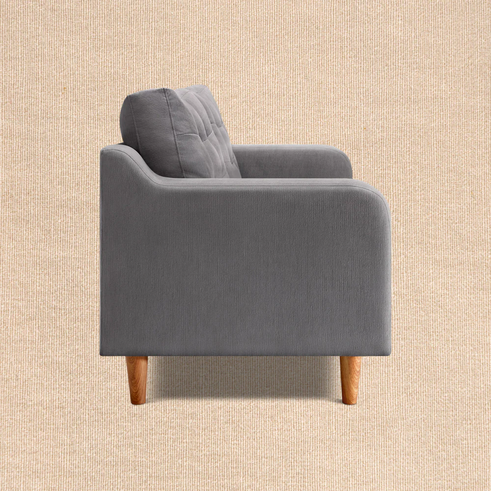 Ease Plus Grey Fabric 3 seater sofa - Image 7
