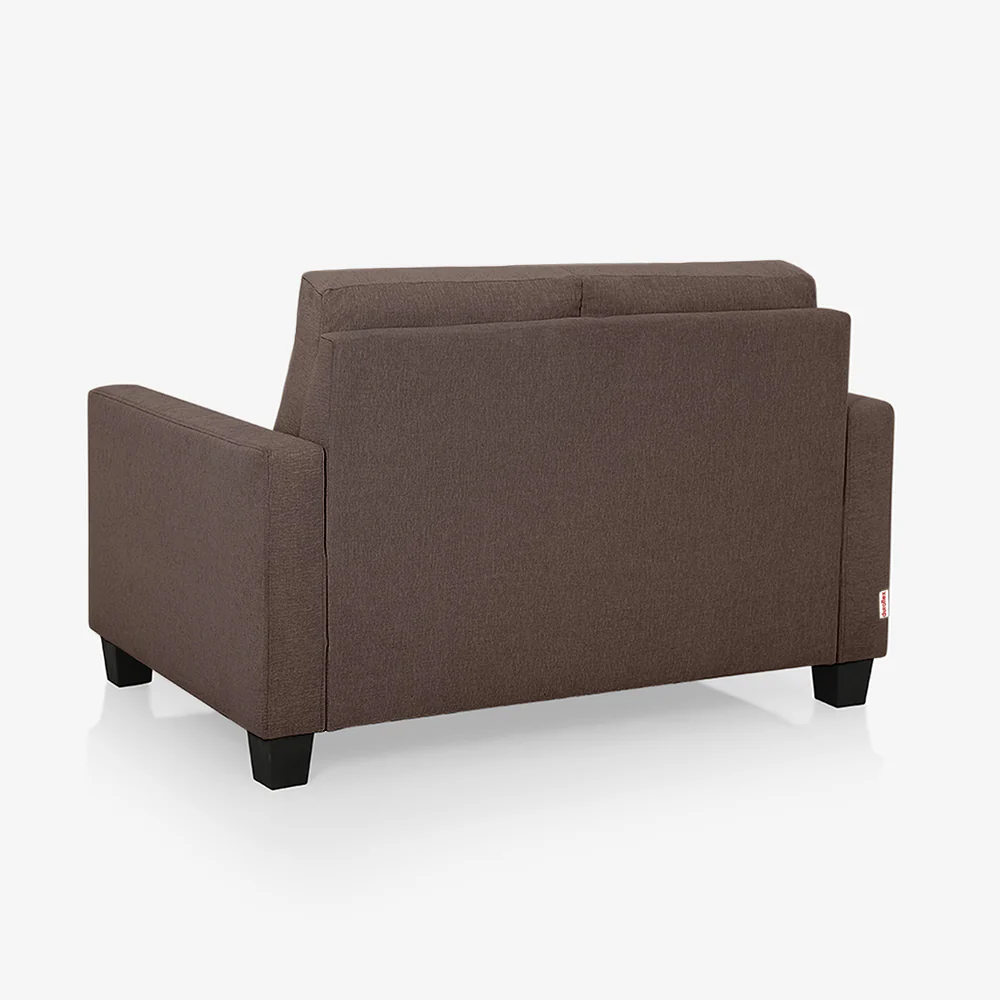 Ease Saddle Brown Fabric 2 Seater Sofa - Image 9