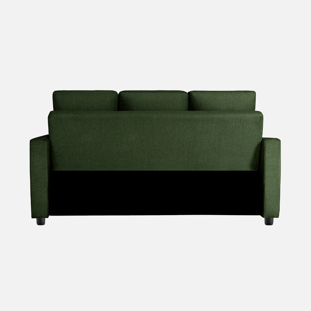 Ease Sap Green Fabric Sofa cum Bed - Image 15