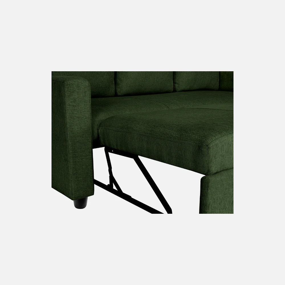Ease Sap Green Fabric Sofa cum Bed - Image 16