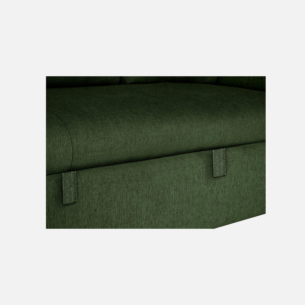 Ease Sap Green Fabric Sofa cum Bed - Image 18
