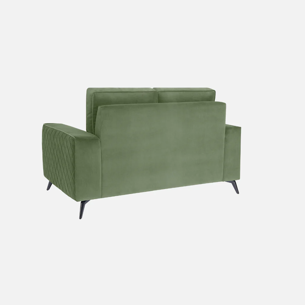 Eden Jade Green Fabric 2 Seater Sofa - Image 8