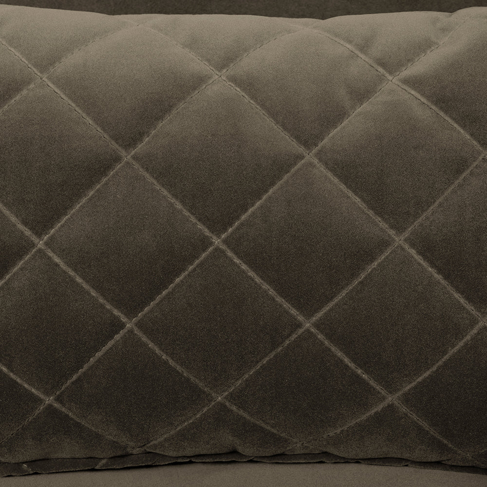 Eden Quartz Brown Fabric 1 Seater Sofa - Image 5