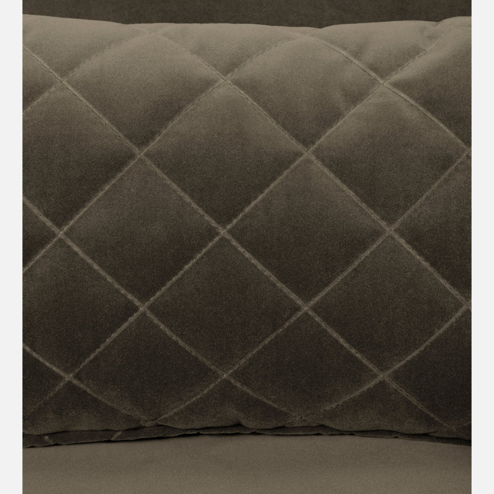 Eden Quartz Brown Fabric 3 Seater Sofa With Lounger - Image 6
