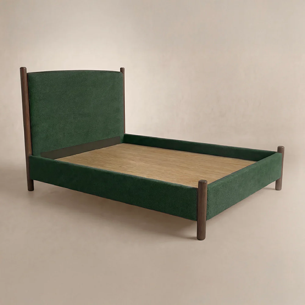 Orra Upholstered Bed - Smoked Pine Green - Image 3