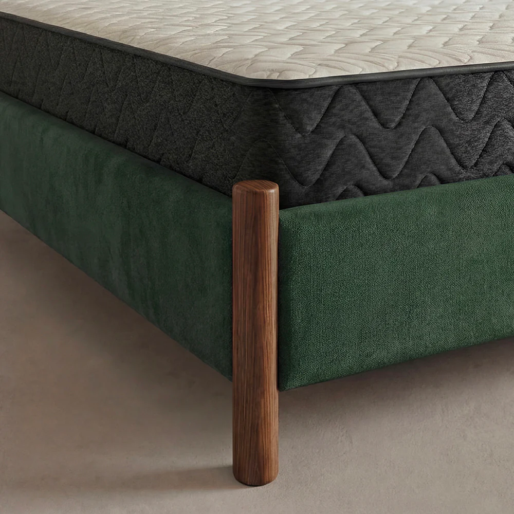 Orra Upholstered Bed - Smoked Pine Green - Image 4