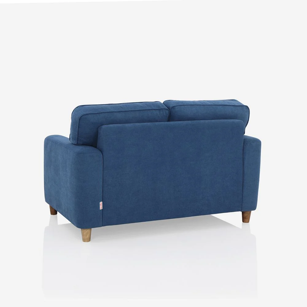 Utopia Blue Fabric 2 Seater Sofa - Image 9