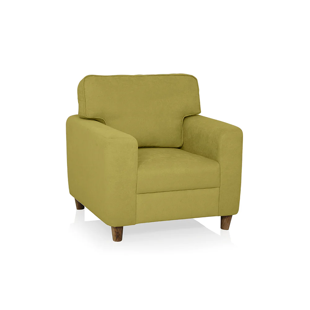 Utopia Green Fabric 1 seater sofa - Image 3