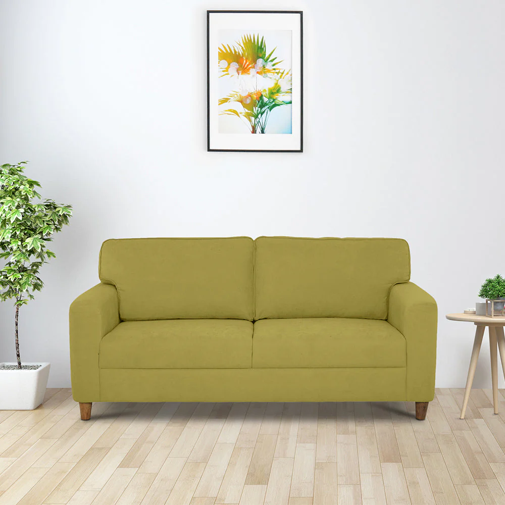Utopia Green Fabric 3 Seater Sofa - Image 8