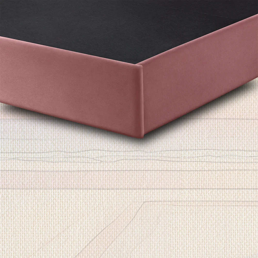 Wave Plus Adjustable Bed Celeste Upholstered Bed (Pink)+ Wave Kinect Reva Mattress 8"(20.3cm) - Image 8