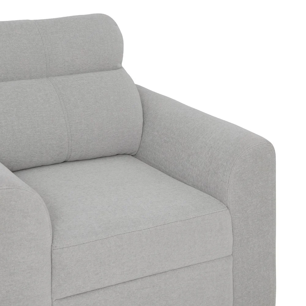 Zivo Plus Cloudy Gray Fabric 2 Seater Sofa - Image 5