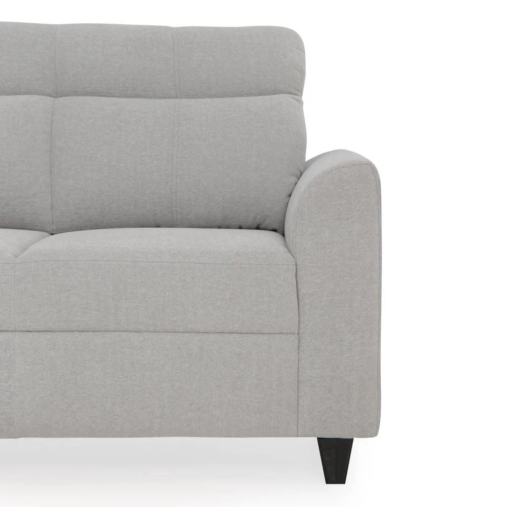 Zivo Plus Cloudy Gray Fabric 2 Seater Sofa - Image 8