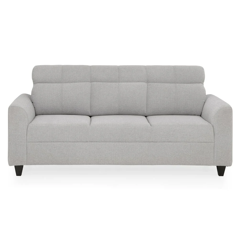 Zivo Plus Cloudy Gray Fabric Sofa Set 3 Seater Sofa - Image 2