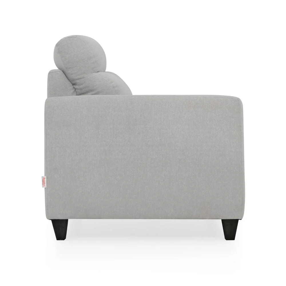 Zivo Plus Cloudy Gray Fabric Sofa Set 3 Seater Sofa - Image 9