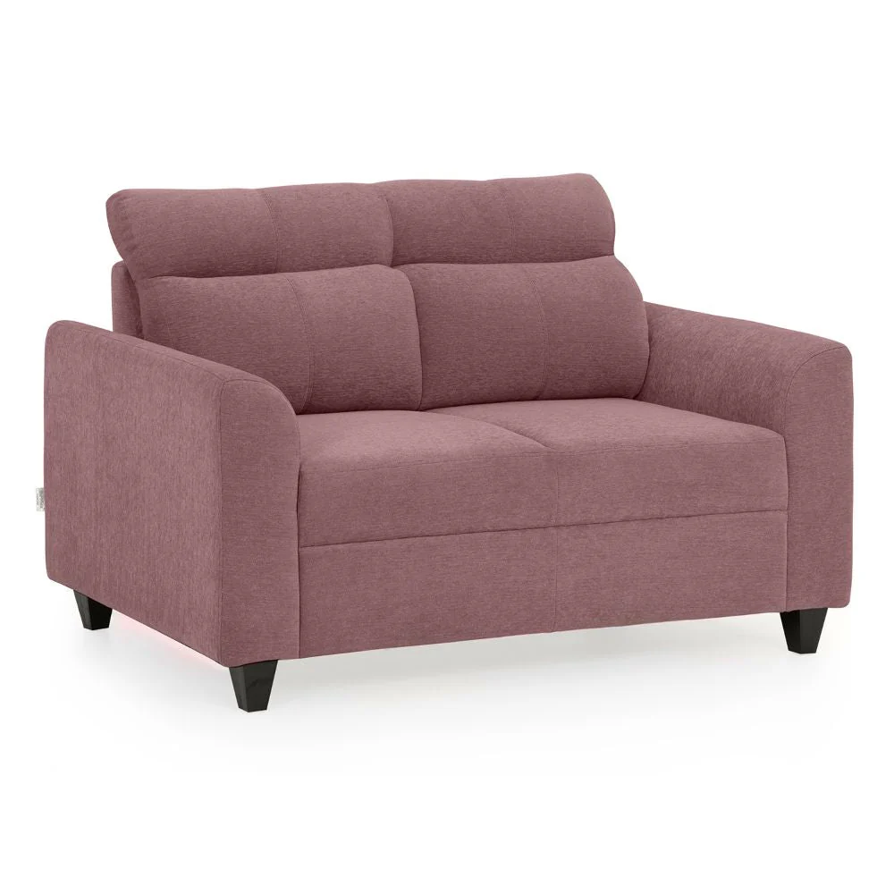 Zivo Plus Dusky Pink Fabric 2 Seater Sofa - Image 3
