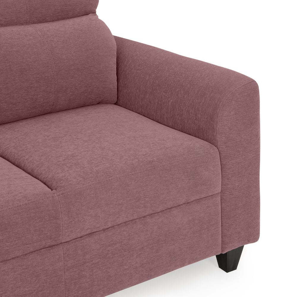 Zivo Plus Dusky Pink Fabric 2 Seater Sofa - Image 6