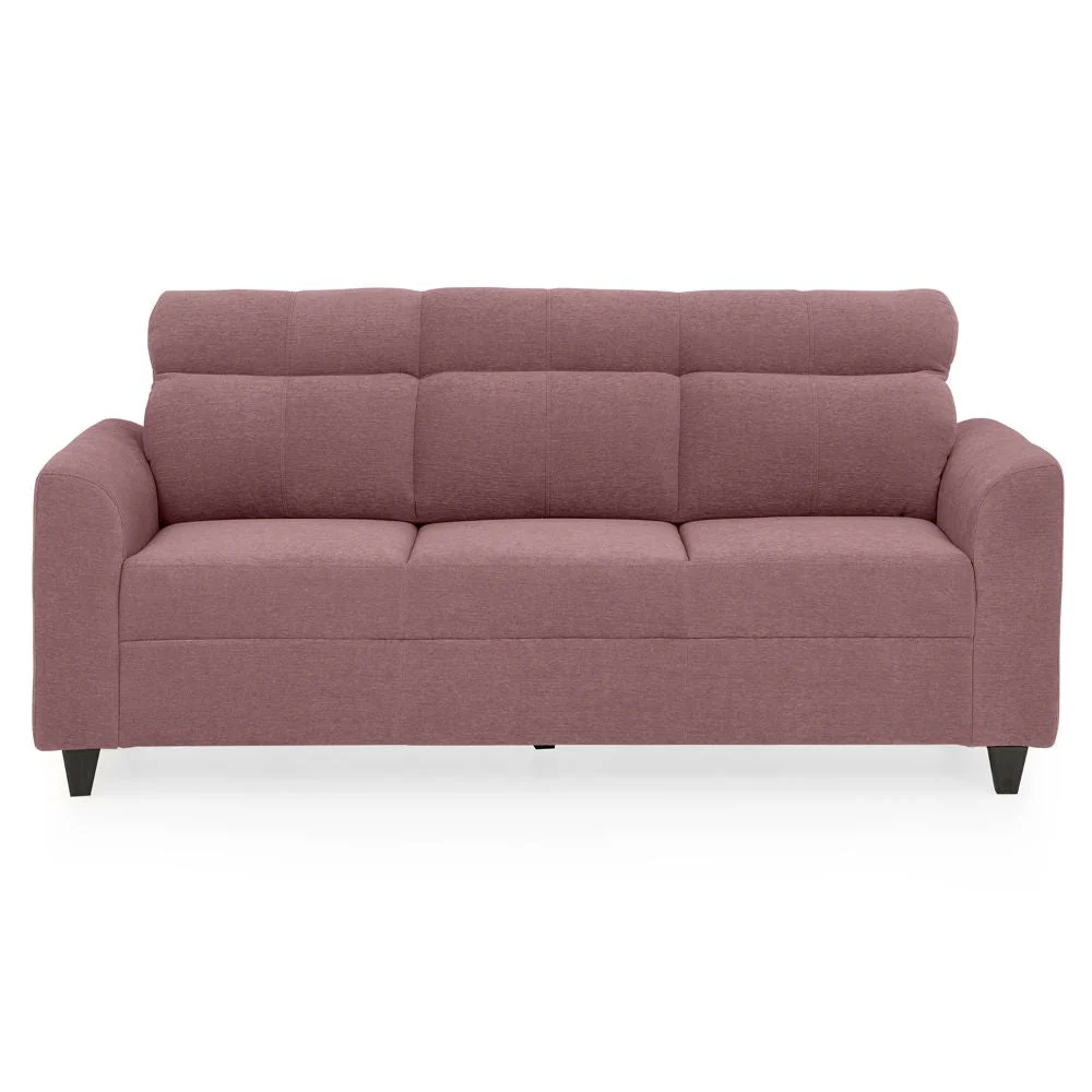 Zivo Plus Dusky Pink Fabric Sofa Set 3 Seater Sofa - Image 2