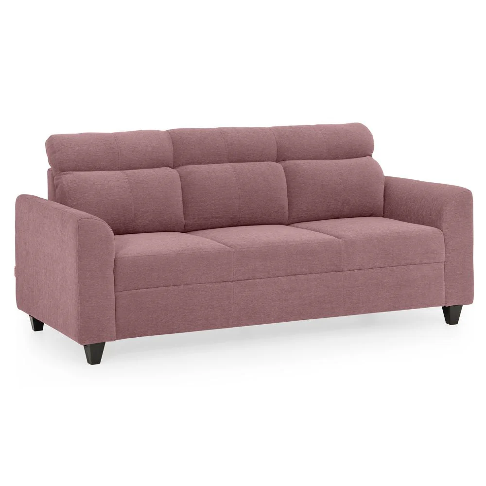 Zivo Plus Dusky Pink Fabric Sofa Set 3 Seater Sofa - Image 3
