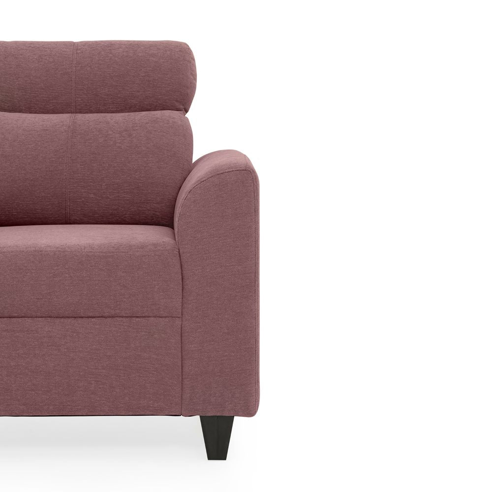 Zivo Plus Dusky Pink Fabric Sofa Set 3 Seater Sofa with Lounger - Image 7