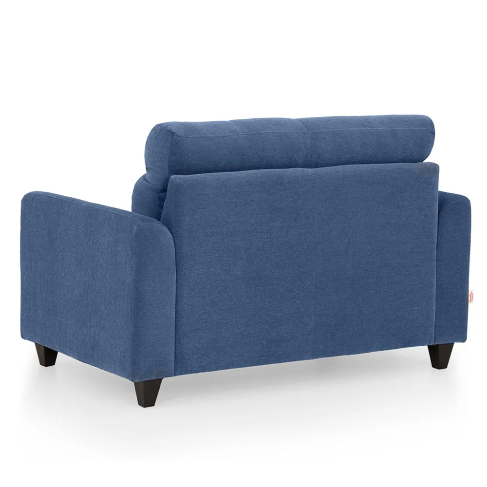 Zivo Plus Twilight Blue Fabric 2 Seater Sofa with Lounger - Image 8