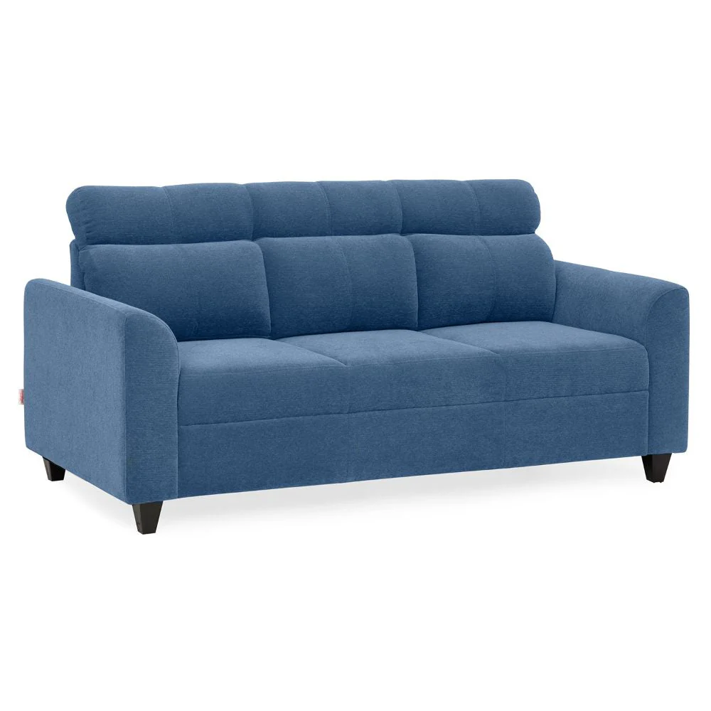 Zivo Plus Twilight Blue Fabric Sofa Set 3 Seater Sofa - Image 3